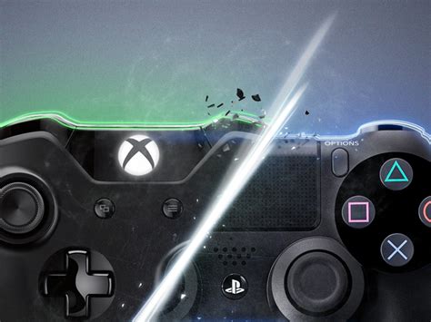 Xbox One Vs Ps4 Wip By Manoel Oliveira On Dribbble