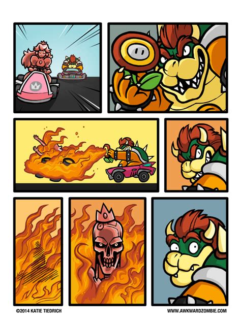 Terminator Peach Mario Kart Know Your Meme