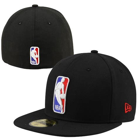 Mens Nba Logo Black 59fifty Fitted Hat Nba Store