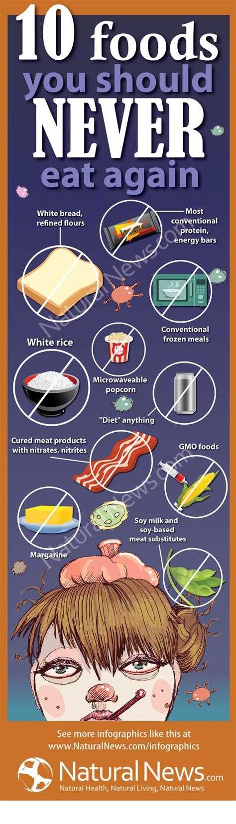 Foods You Should Never Eat Again Infographic