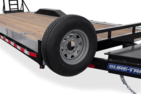 full width equipment trailer  trac