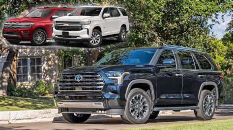 The 2023 Toyota Sequoia Compared To The Chevy Tahoe And Ford Expedition