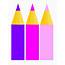 3 Colored Pencils Clip Art At Clkercom  Vector Online