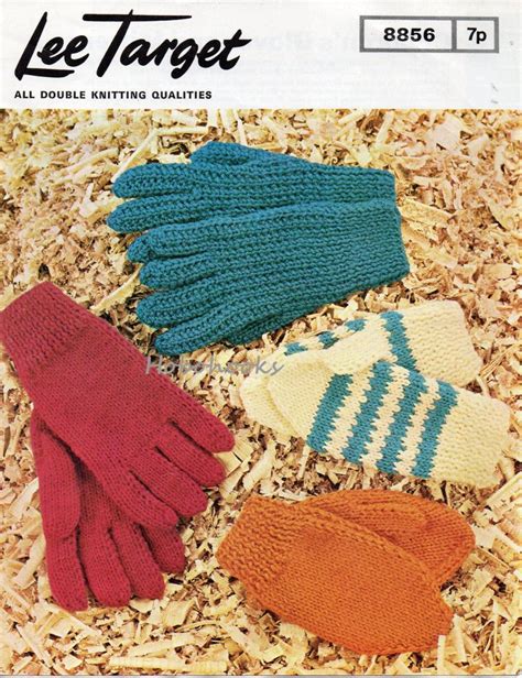 Childrens Knitting Pattern Childrens Gloves Knitting Pattern Childrens