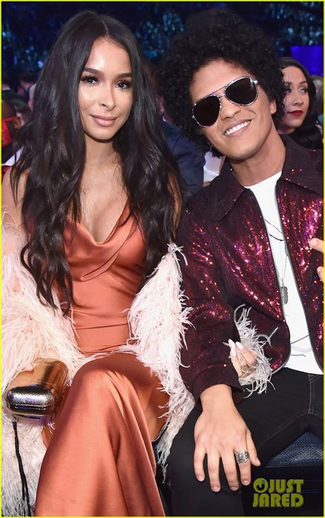 Bruno Mars Couples Up With Girlfriend Jessica Caban At Grammys