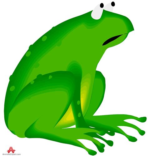 Sitting Frog Side Portrait Clipart Free Clipart Design Download
