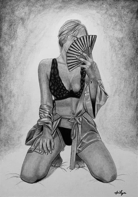 Custom Sexy Portrait Drawing From Your Photo Valentine S Etsy