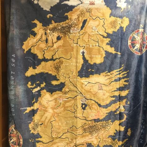 Detailed Game Of Thrones Full Map