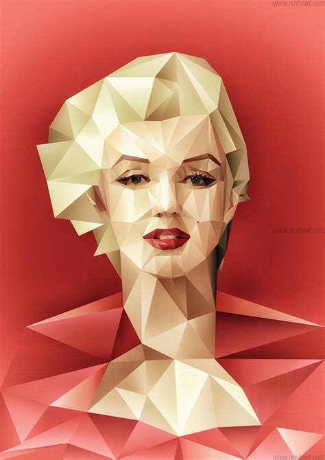 Portraits Polygon Art Portrait Art Artist Painting