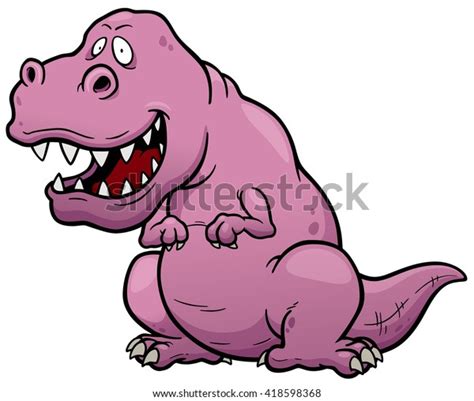 Vector Illustration Dinosaur Cartoon Stock Vector Royalty Free Shutterstock