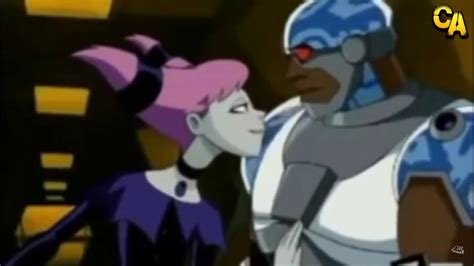 Teen Titans Jinx Flirts With Cyborg Youtube