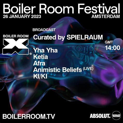 Boiler Room Festival Amsterdam X Spielraum Boiler Room