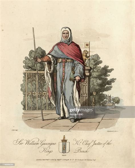 Medieval Fashion Sir William Gascoigne Chief Justice Of England High