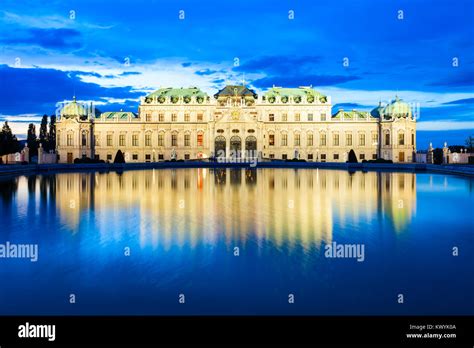 The Belvedere Palace Is A Historic Building Complex In Vienna Austria