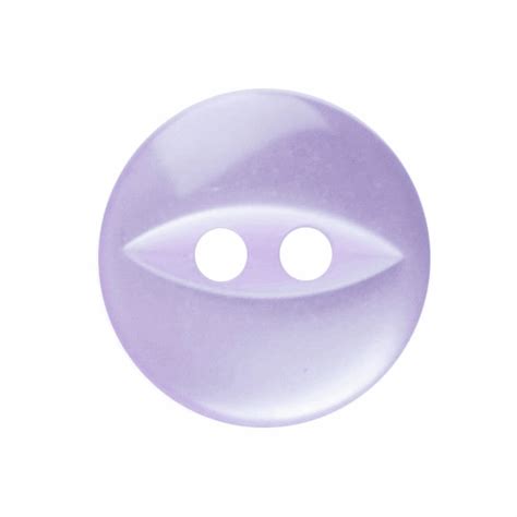 Polyester Fish Eye Button 18 Lignes11mm Lilac Trimits Loose