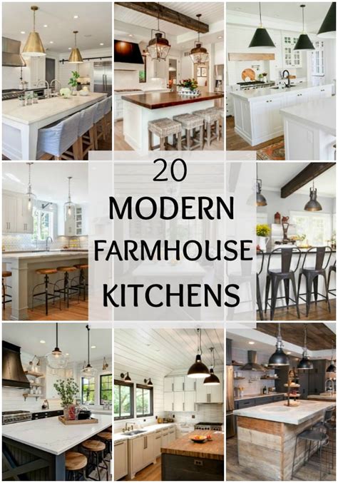 Modern Farmhouse Kitchen Images Click On The Images Below To View