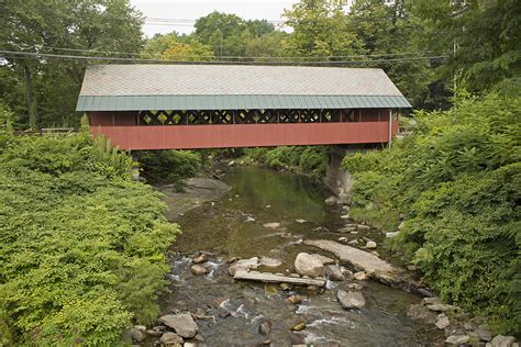 Creamery Covered Bridge Vermont Photograph By Science Stock