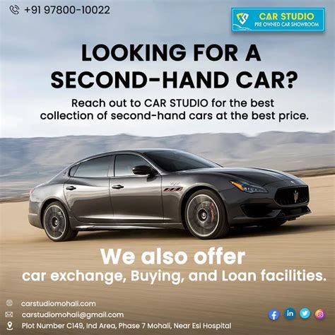 Looking For A Second Hand Car Used Cars Dealership Marketing Cars