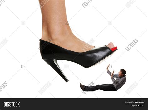 Woman Shoe Stepping On Image And Photo Free Trial Bigstock