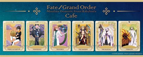 Check spelling or type a new query. The tarot card illustrations from the Fate Grand Order: Babylonia cafe : grandorder