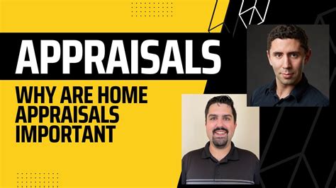 What Are Home Appraisals Why They Are Important Youtube