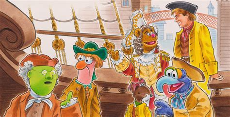 Set Sails For Muppet Treasure Island Artwork D23