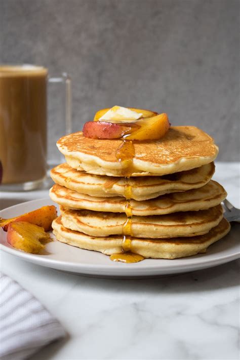 Peach Pancakes Stephanie Kay Nutrition