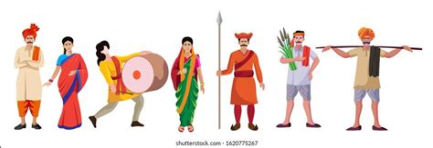 Traditional Dress Maharashtra Images Stock Photos Vectors Shutterstock