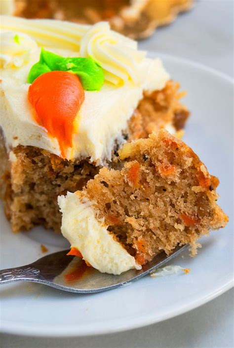 Moist Carrot Cake With Cream Cheese Frosting Cakewhiz Carrot Cake