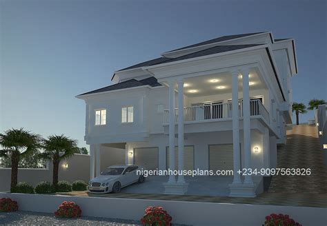 4 Bedrooom Duplex Ref 4011 Nigerian House Plans