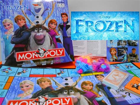 Disney Frozen Monopoly Junior Monopoly Board Game Elsa Anna Olaf