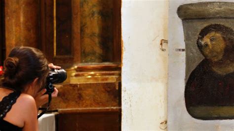 Spanish Widow Who Botched Christ Fresco Makeover Inspires Opera Abc News