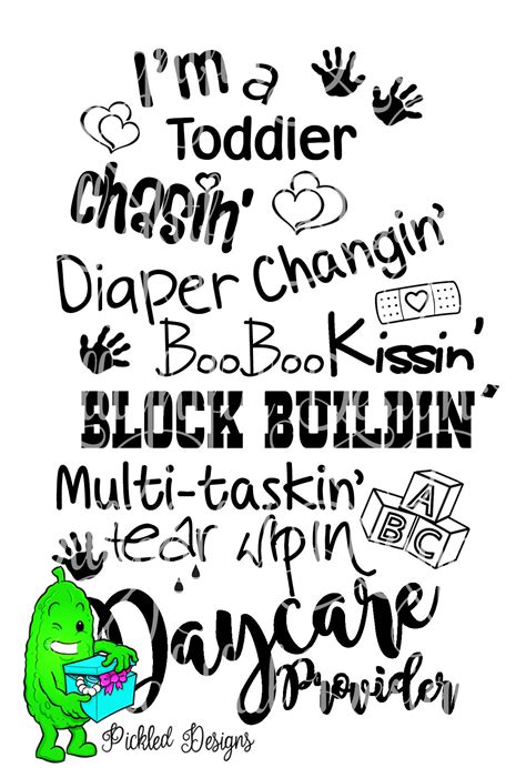 Download Daycare Provider Teacher Svg Diaper Changing Etsy Singapore