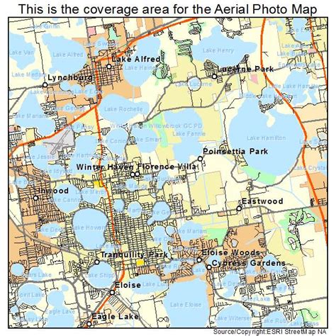 Aerial Photography Map Of Winter Haven Fl Florida