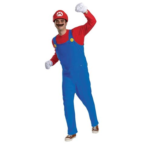 Disguise Adult Super Mario Bros Mario Costume Size Smallmedium