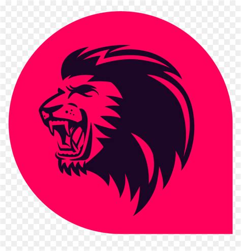 Cm Epl3 Icon Black And White Lion Sticker Hd Png Download Vhv