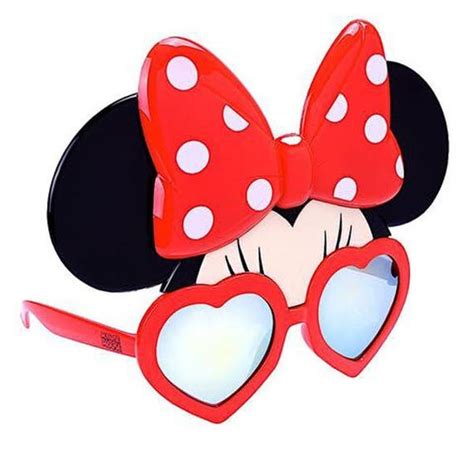 Minnie Mouse Costume Glasses Sun Stashes Licensed Mask