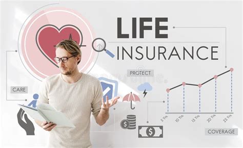 Life Insurance Protection Beneficiary Safeguard Concept Stock Image