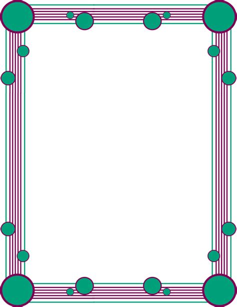 Simple Colorful Borders