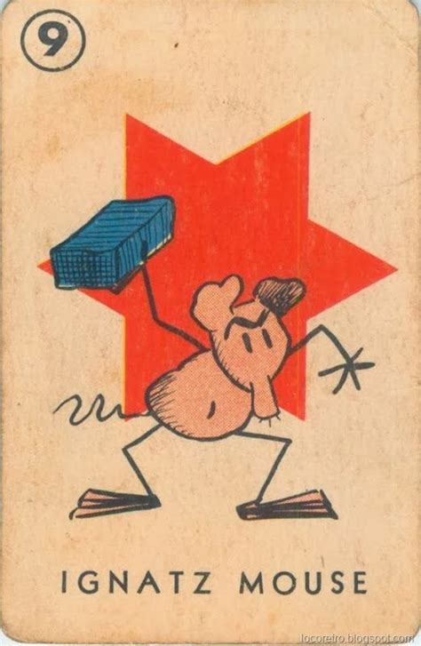 la gata loca “krazy kat” vintage cartoon comic books art card art