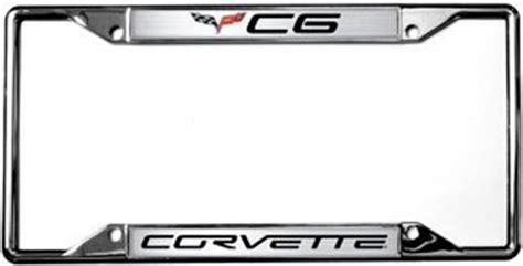 C6 Corvette License Plate Frame Auto Gear Direct