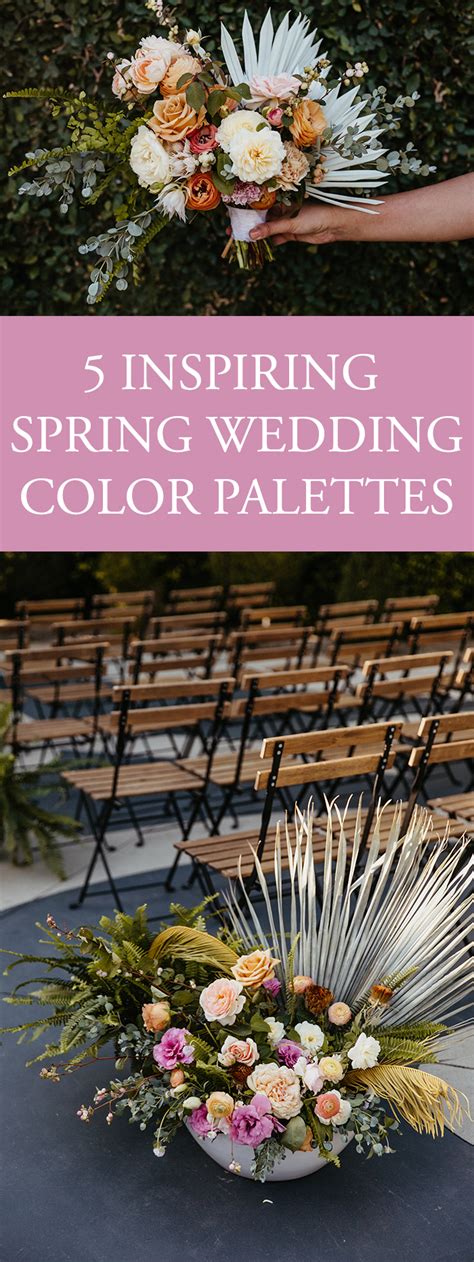 5 Inspiring Spring Wedding Color Palette Ideas Junebug Weddings