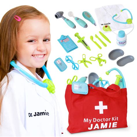 Personalized Doctor Kit For Kids Realistic Doctor Playset For Kids