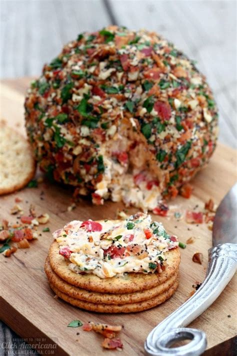 What you need to make classic cheese ball recipe no nuts