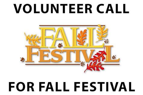 Volunteer For The Fall Festival Sierra Pto