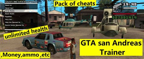 Gta San Andreas Trainer For Unlimited Health Money Ammo Etc