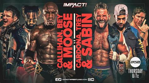 Six Man Tag Team Match Em Destaque No Impact Wrestling Pt