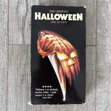 Halloween Vhs Jamie Lee Curtis John Carpenter Horror Slasher Film Cult