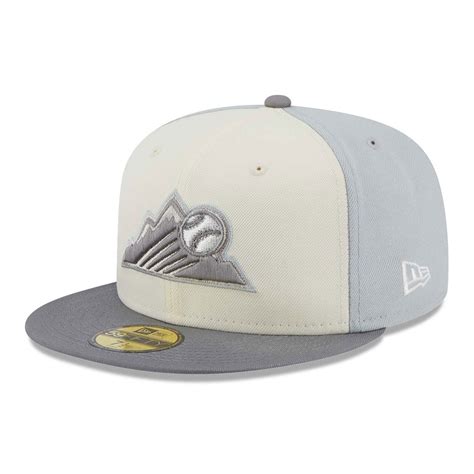 Official New Era Anniversary Colorado Rockies 59fifty Fitted Cap C125