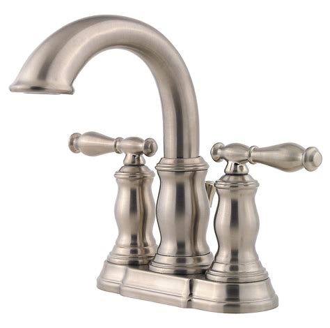 Pfister Hanover 2 Handle Bathroom Faucet In Brushed Nickel The Home